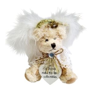 Rare Vintage 2004 Encore Group Beary Angel Old Friends Ornament 4"